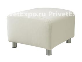 Пуф белый Икеа