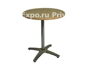 Стол круглый, бук/хром, арт. 32