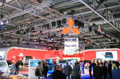 Выставочный стенд Mitsubishi